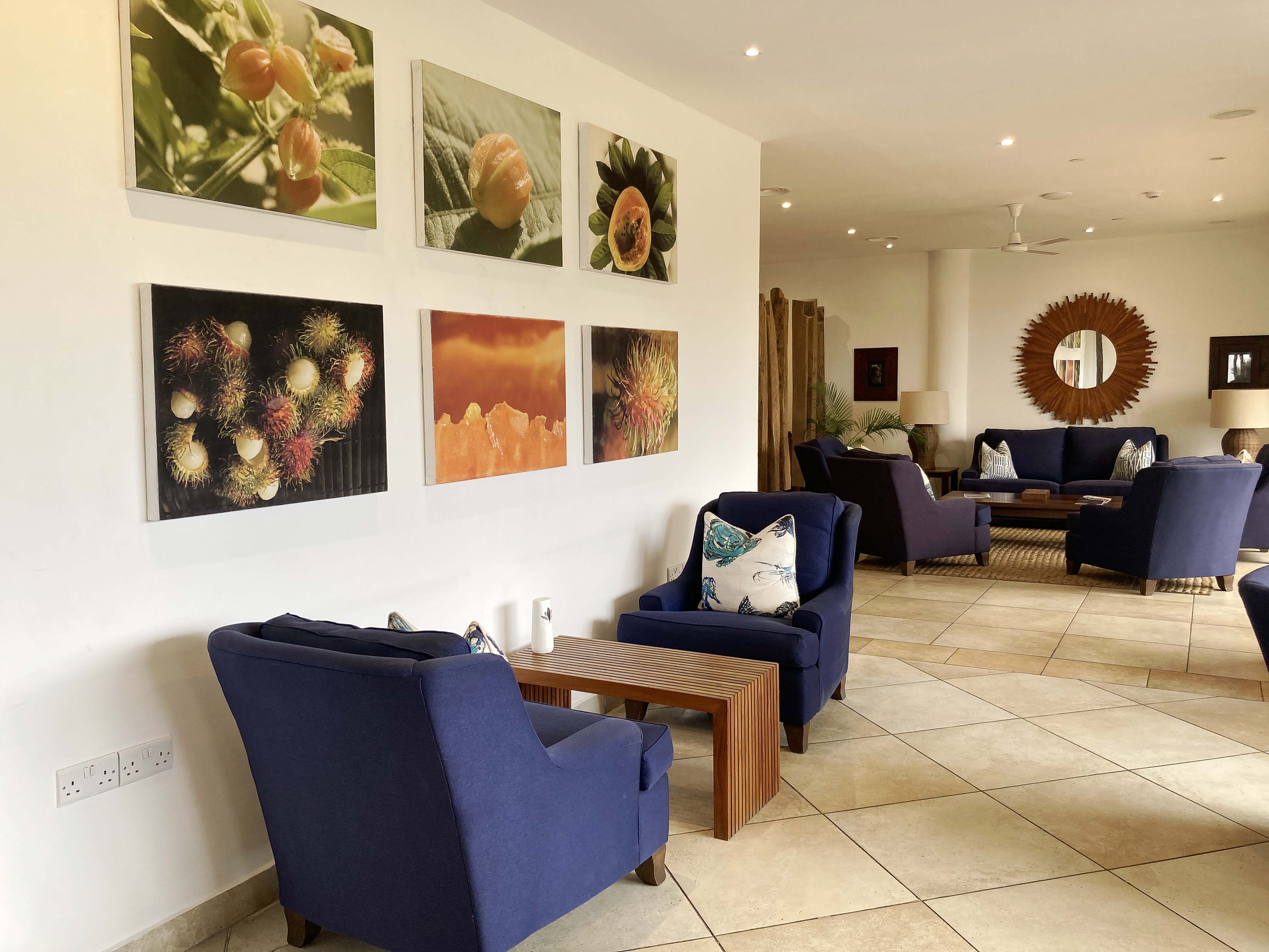 Corridoor at the oyster bay hotel suites